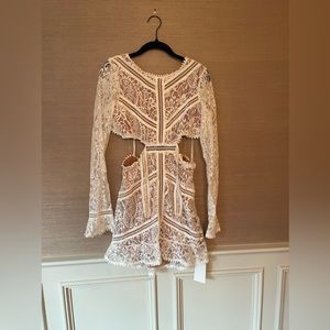 For Love & Lemons emerie cutout lace dress
